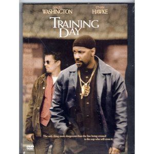 TRAINING DAY DVD, DENZEL WASHINGTON, ETHAN HAWKE, Rated R, BRAND-NEW SEALED